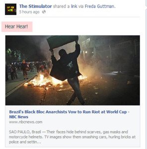 comment from the stimulator